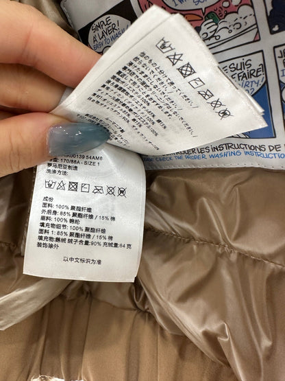 25 Teddy plush zipper down jacket