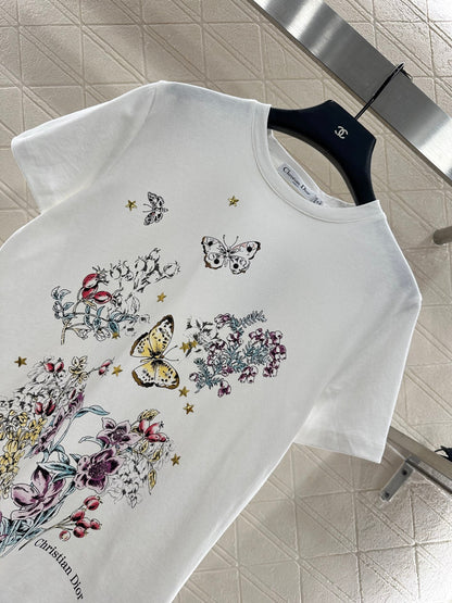 25 Round neck printed all cotton 𝑇𝑒𝑒