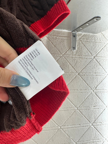 25 Fried Dough Twists letter knitting wool short sleeve