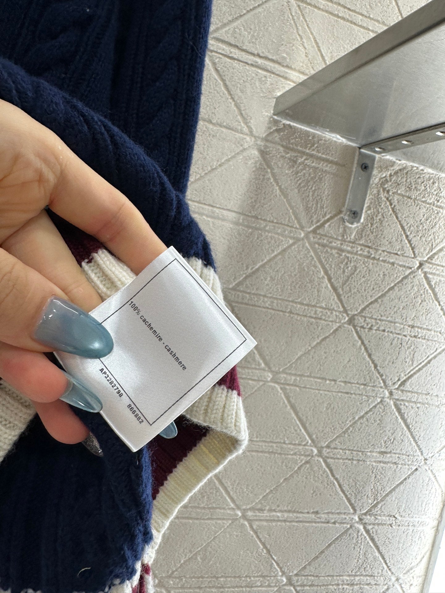 25 Collar Knitted Top, Short Skirt, Cashmere Set