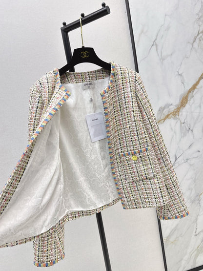 25 New woven woolen woolen woolen coat