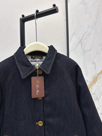 25 New collar denim cotton jacket