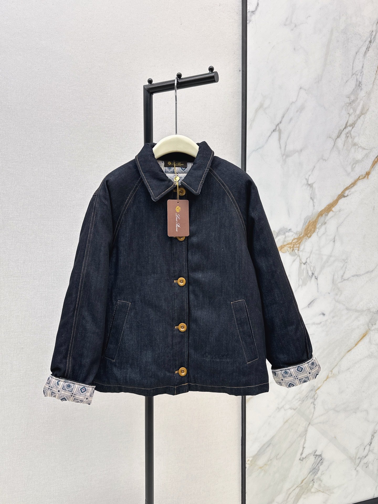 25 New collar denim cotton jacket