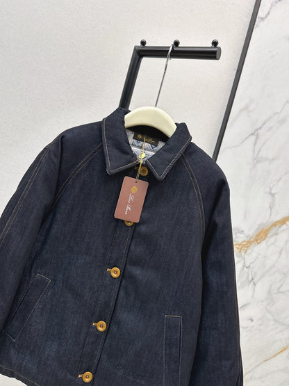 25 New collar denim cotton jacket