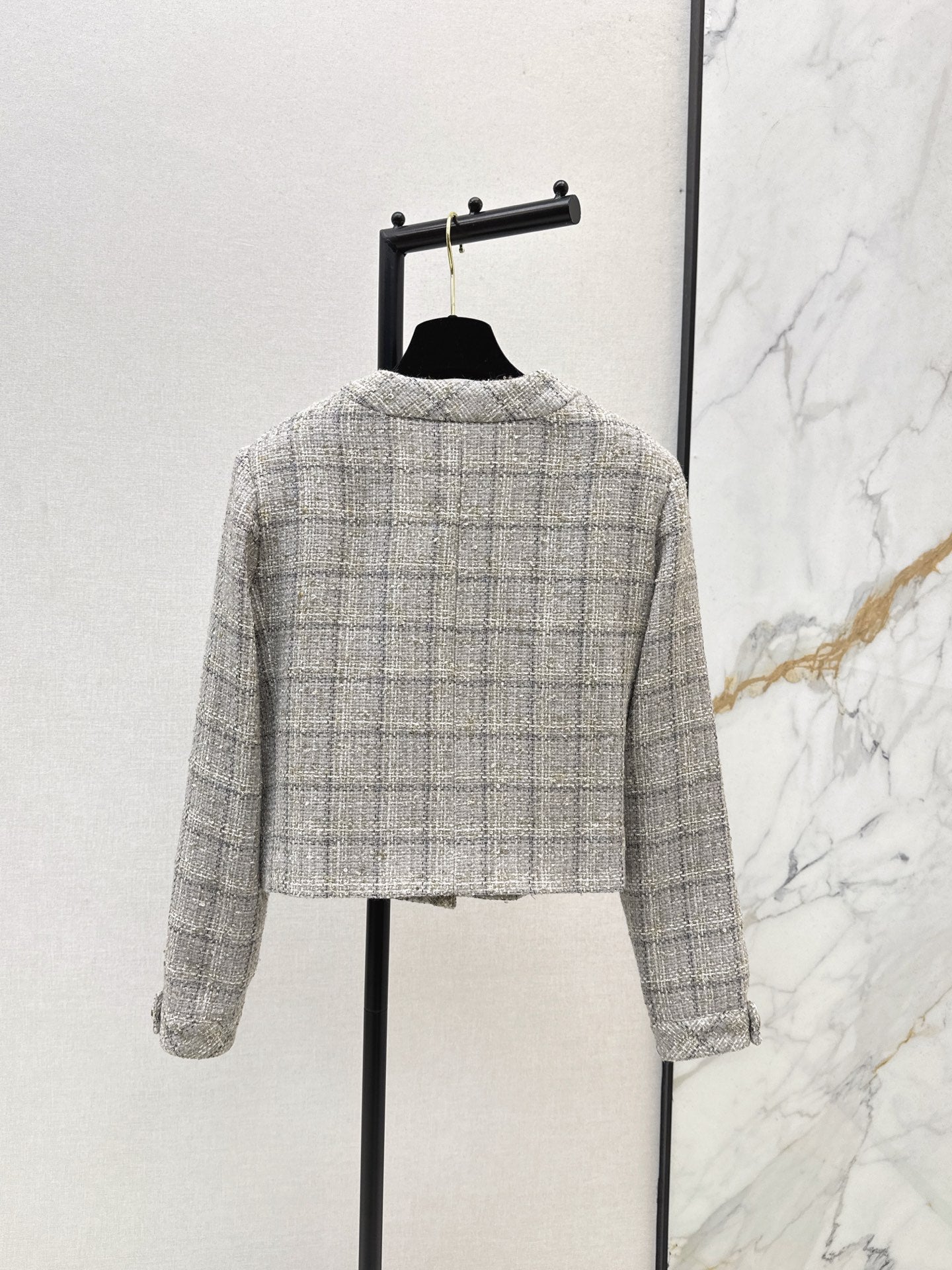 25 New V-neck woven jacket