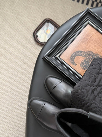 25K new rose-printed biker boots