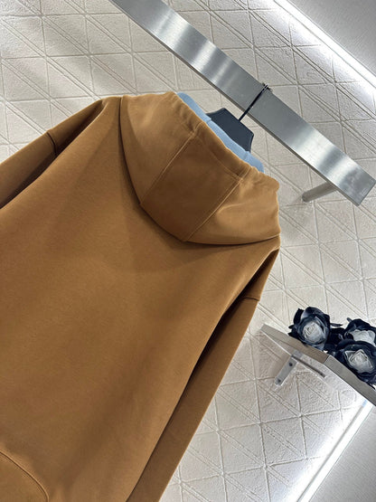 25 Hooded zipper open top drawstring jacket