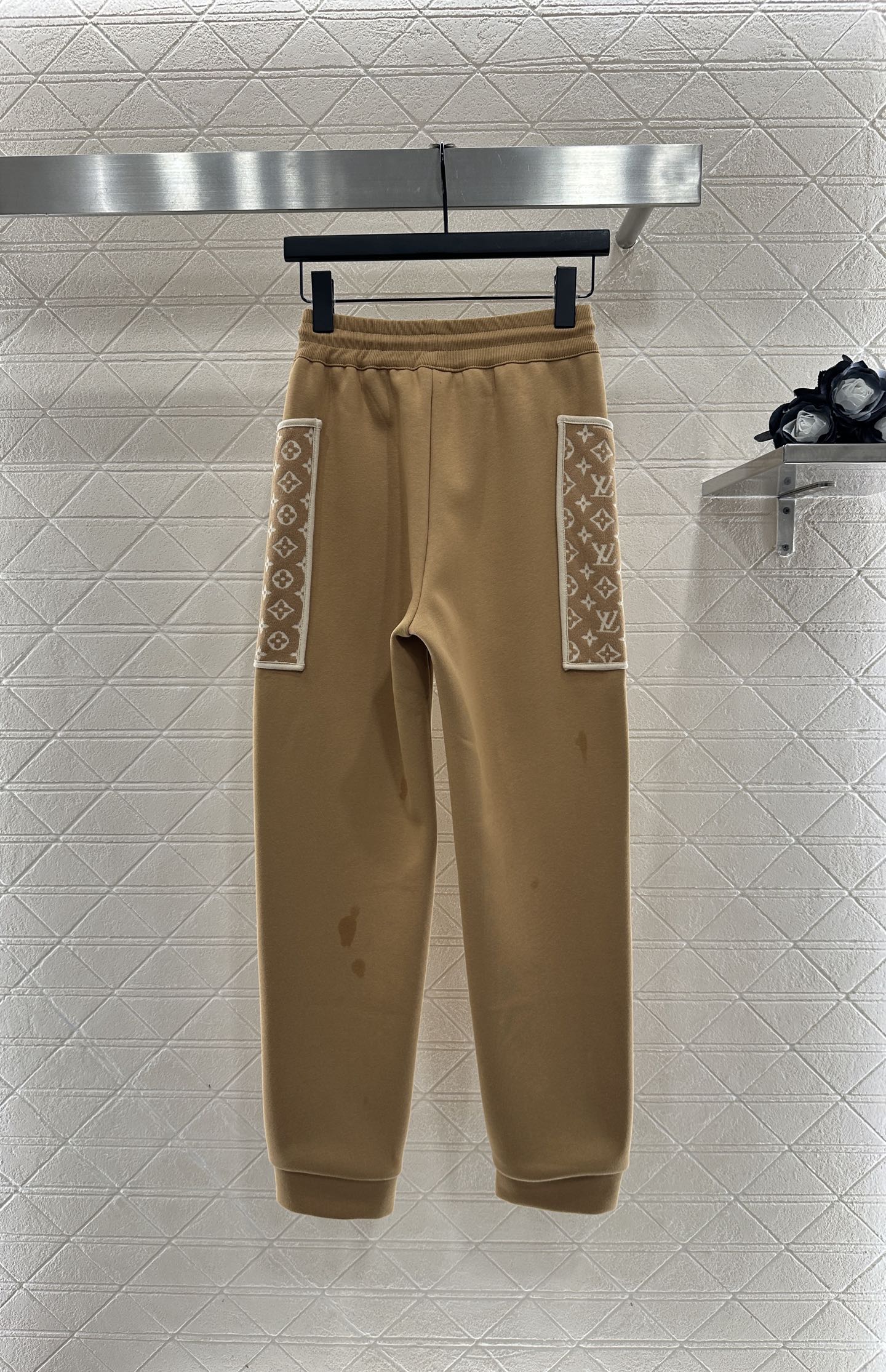 25 Hooded Jacquard Coat Pants Set