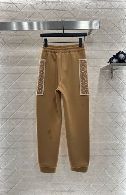 25 Hooded Jacquard Coat Pants Set