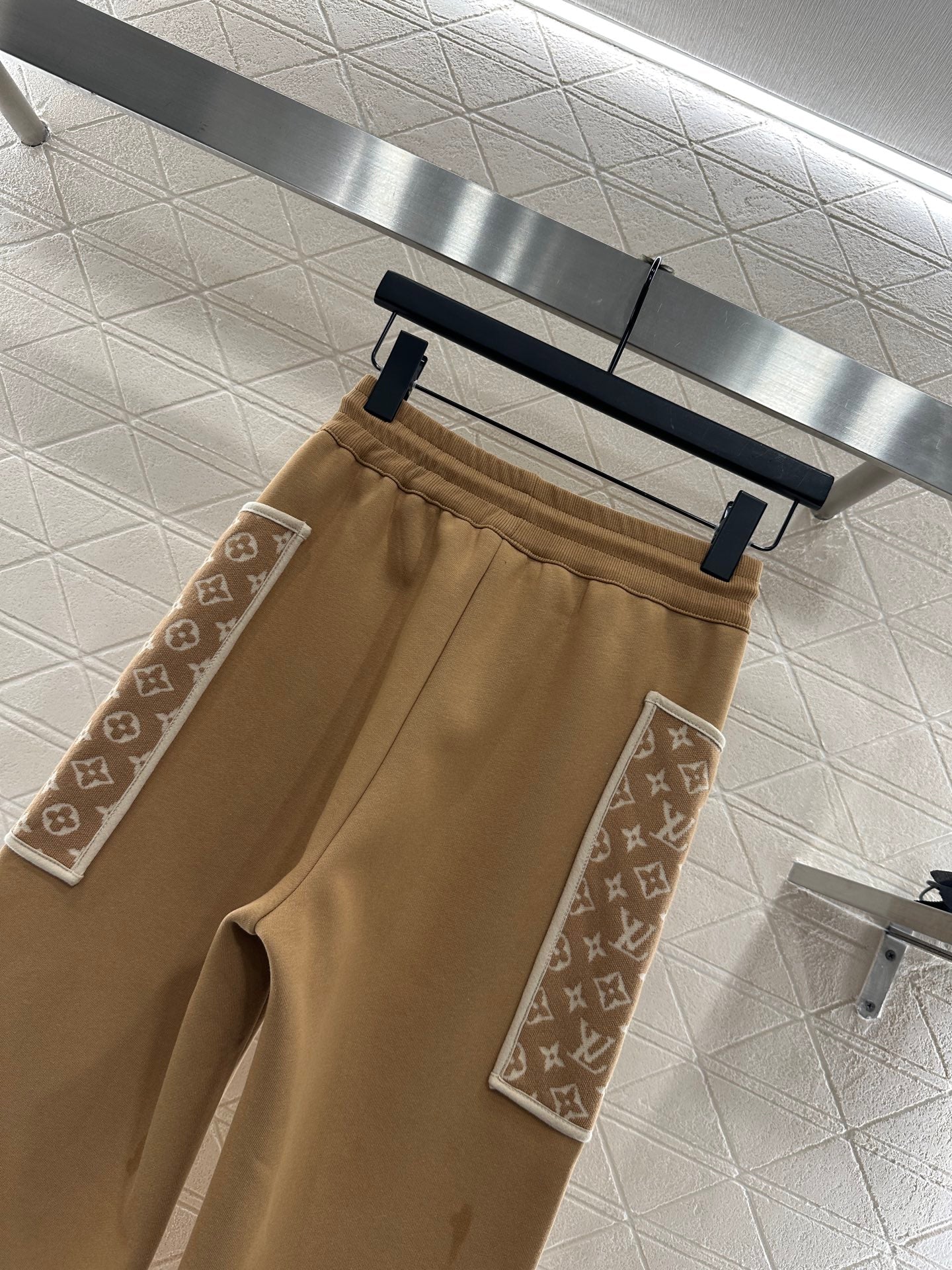 25 Hooded Jacquard Coat Pants Set