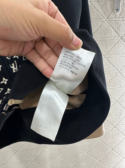 25 Hooded Jacquard Coat Pants Set