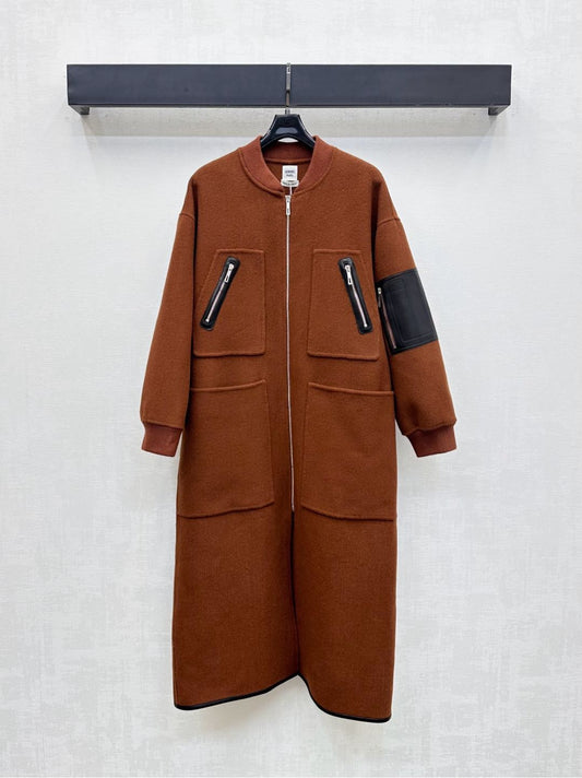 25 Long woolen coat