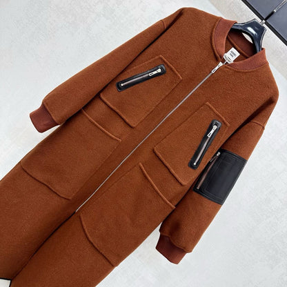 25 Long woolen coat