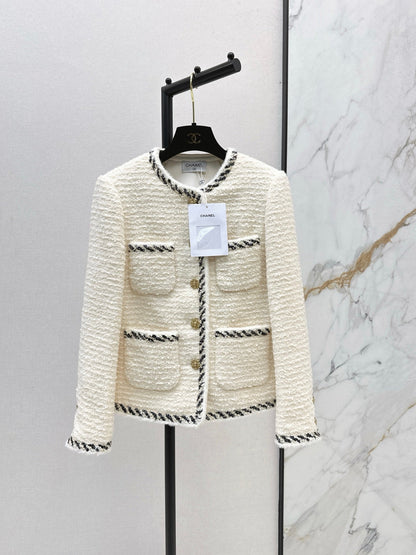 25 New woven woolen woolen woolen coat