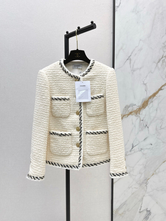 25 New woven woolen woolen woolen coat