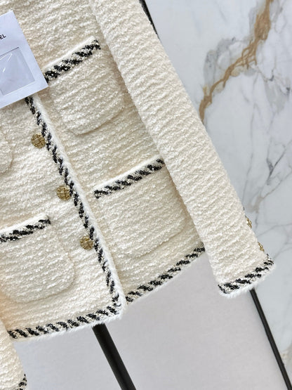 25 New woven woolen woolen woolen coat