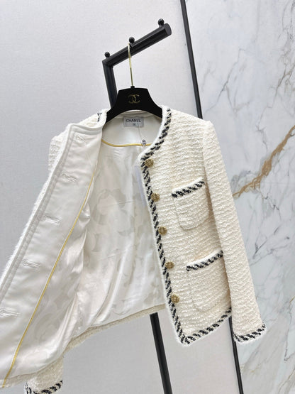 25 New woven woolen woolen woolen coat