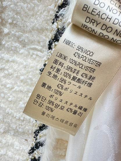 25 New woven woolen woolen woolen coat