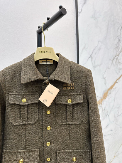 25 New wool collar jacket