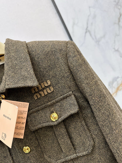 25 New wool collar jacket