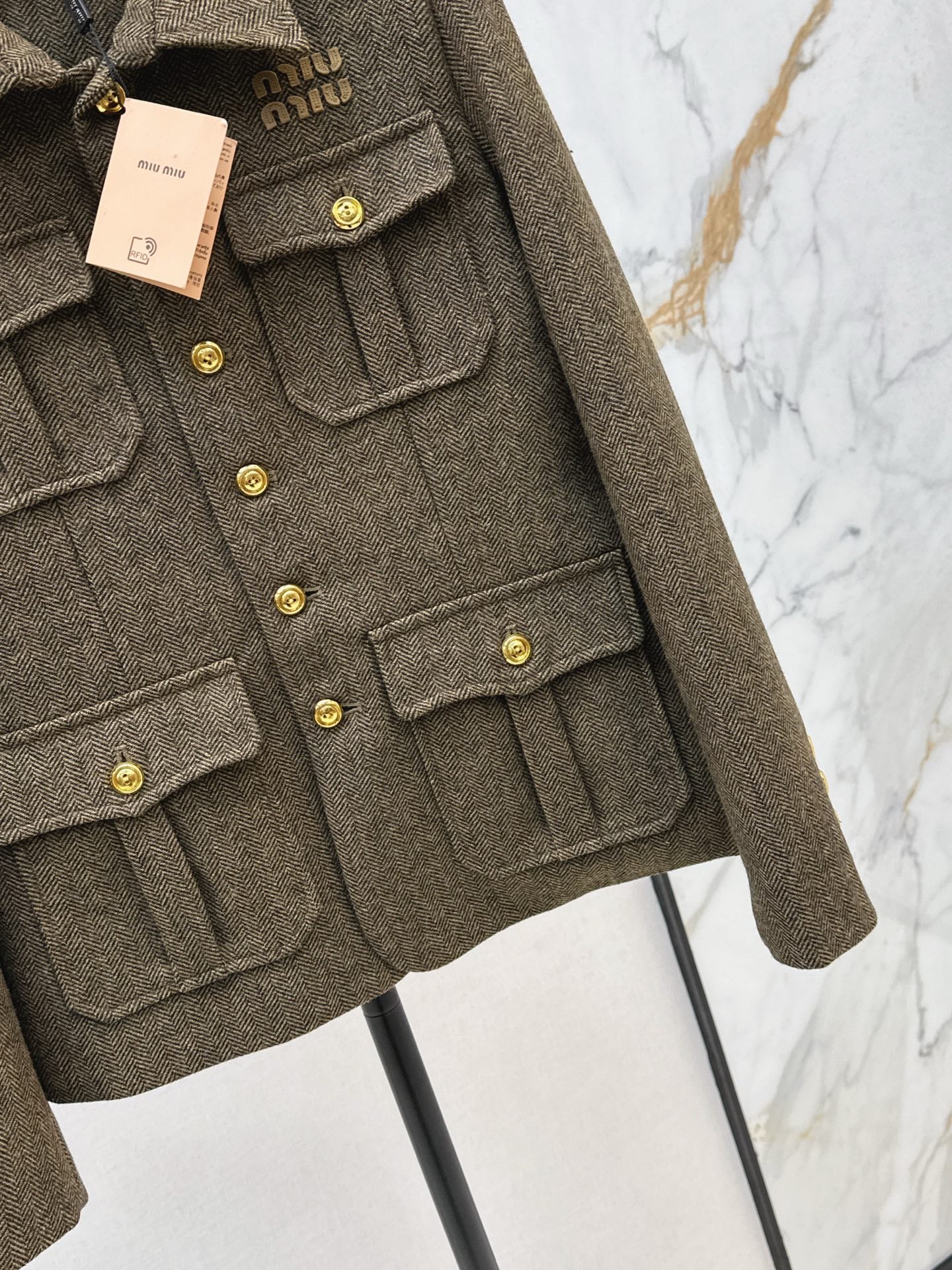 25 New wool collar jacket