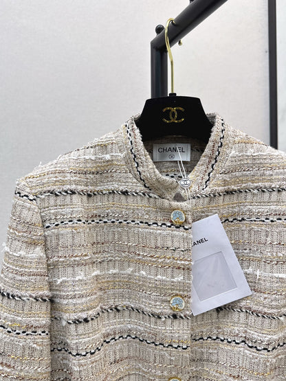 25 New socialite style woven jacket