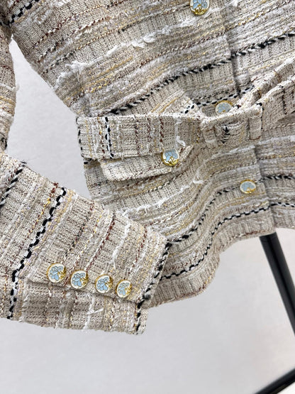 25 New socialite style woven jacket