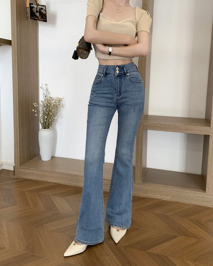 25 Slim-fit bootcut jeans