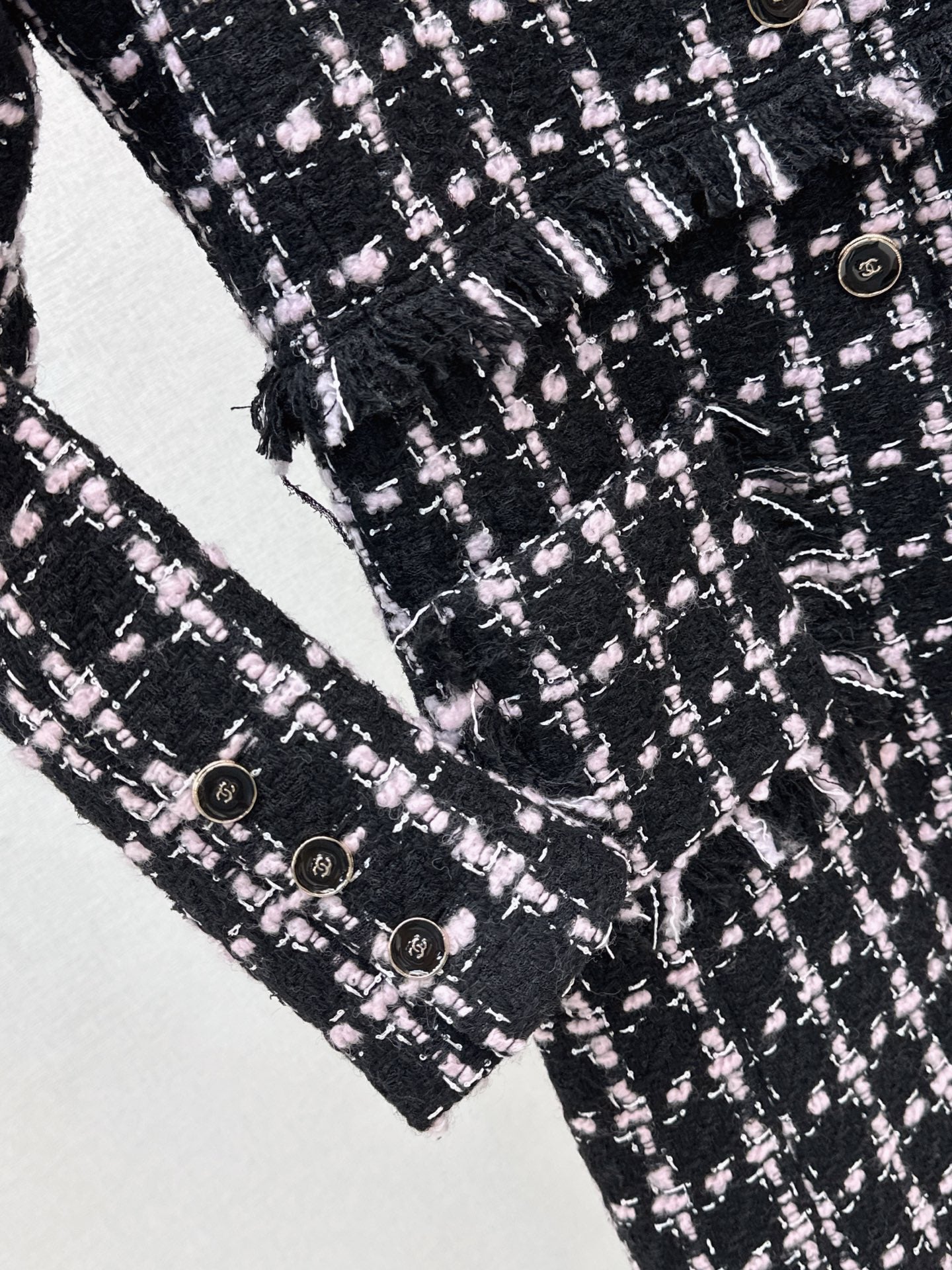 25 New Positioning Plaid Woven Long Dress