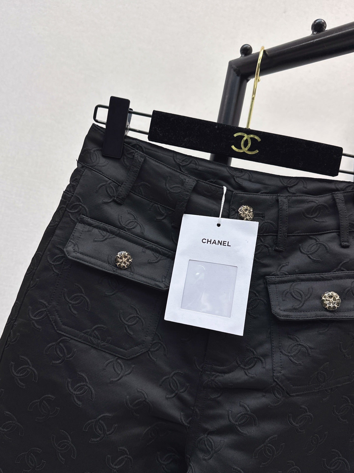 25 New jacquard logo trousers