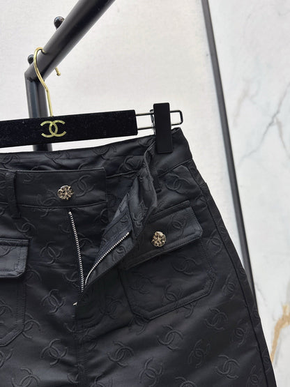 25 New jacquard logo trousers