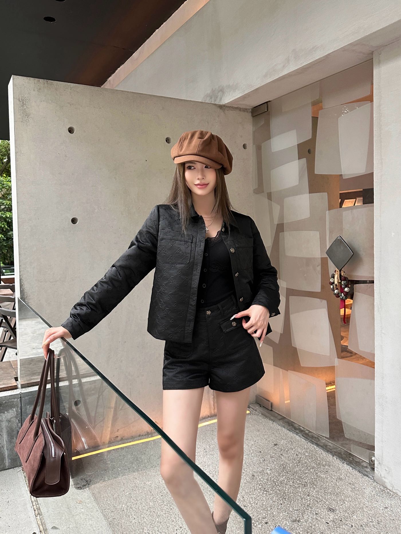 25 New jacquard logo jacket