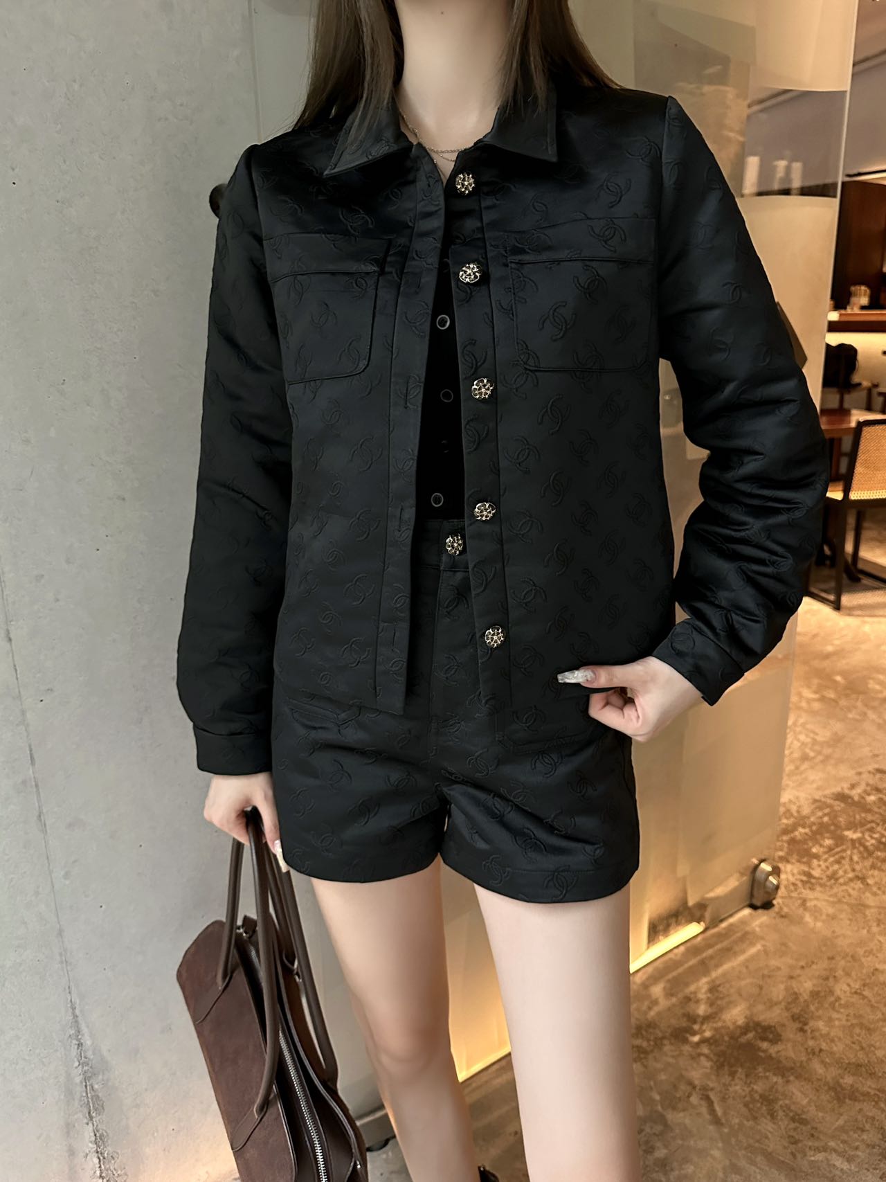 25 New jacquard logo jacket