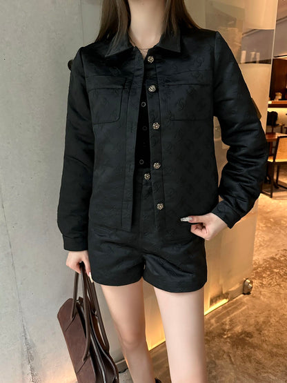 25 New jacquard logo jacket