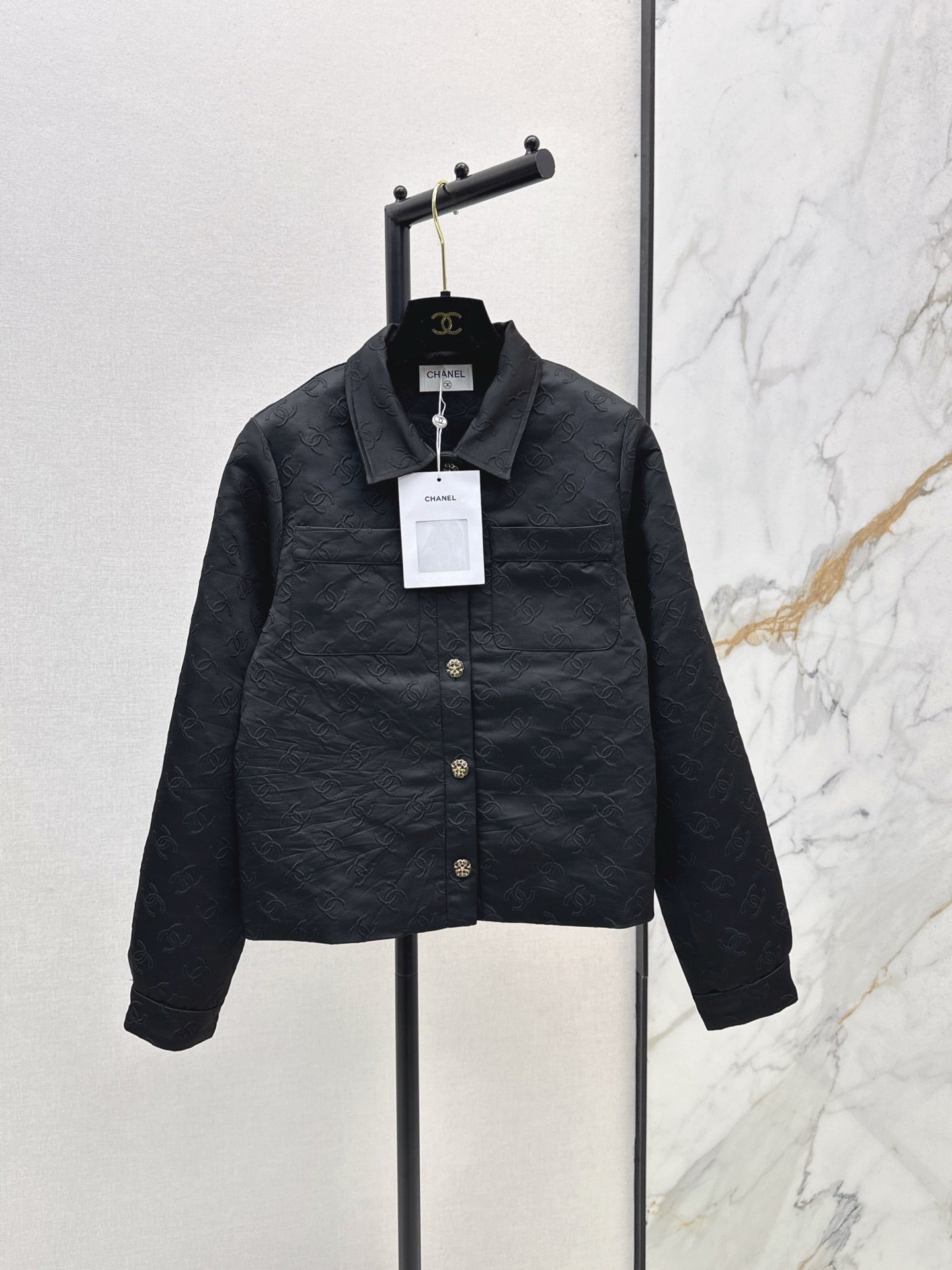 25 New jacquard logo jacket