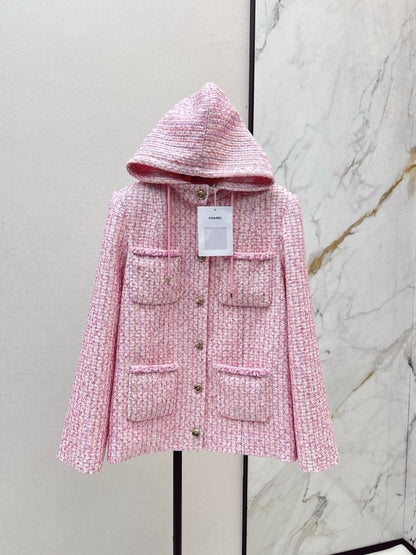 25 Sakura Pink Pearl Woven Jacket
