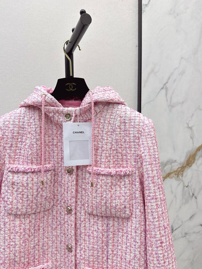25 Sakura Pink Pearl Woven Jacket