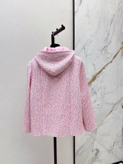 25 Sakura Pink Pearl Woven Jacket