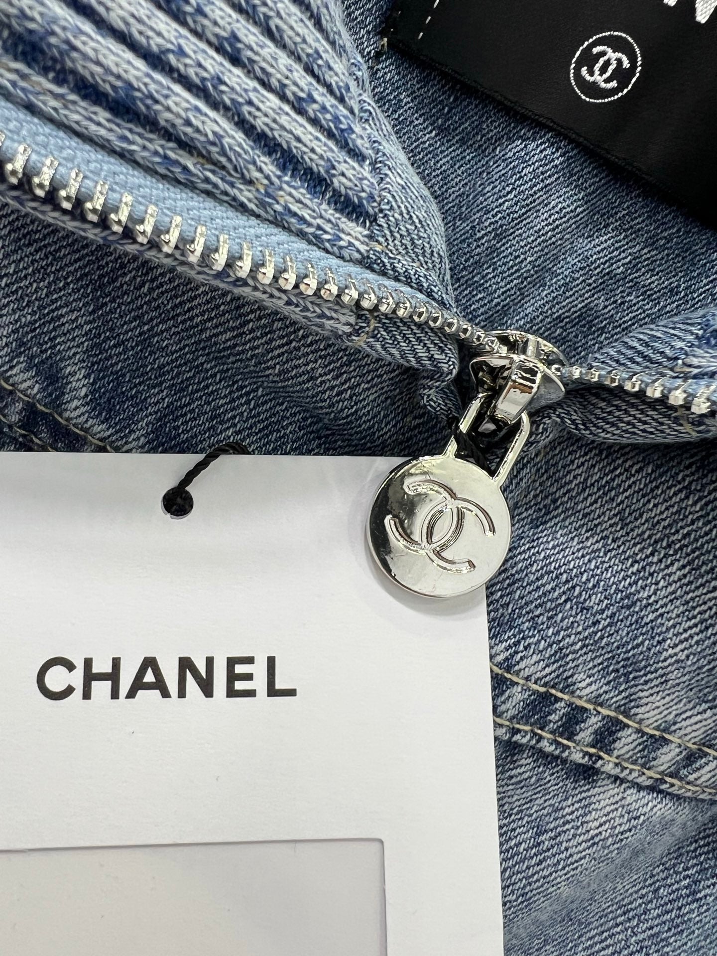 Letter Heart Embroidered Denim Jacket