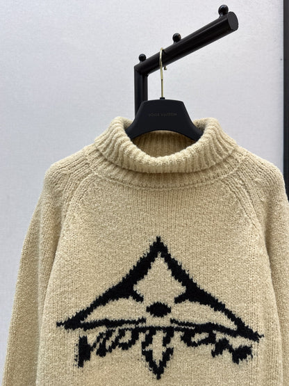 Turtleneck wool sweater