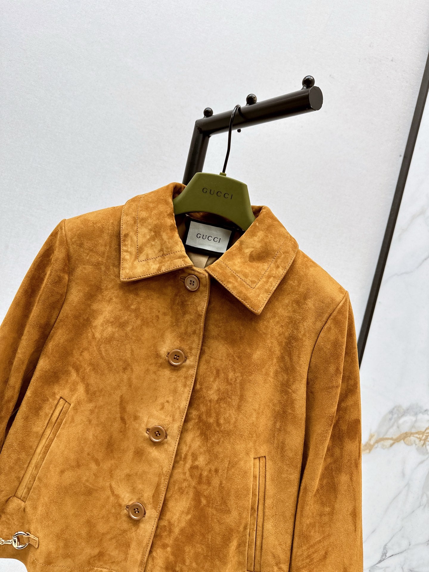 New Suede Lapel Leather Jacket