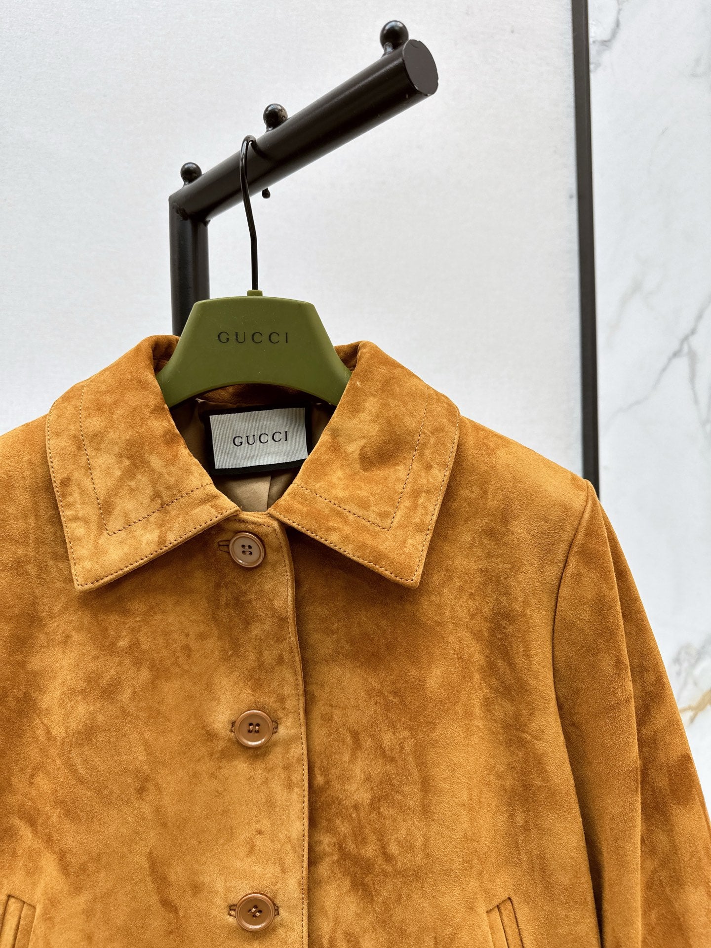 New Suede Lapel Leather Jacket