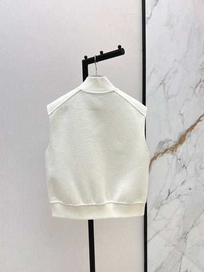 Wool double-faced vest jacket