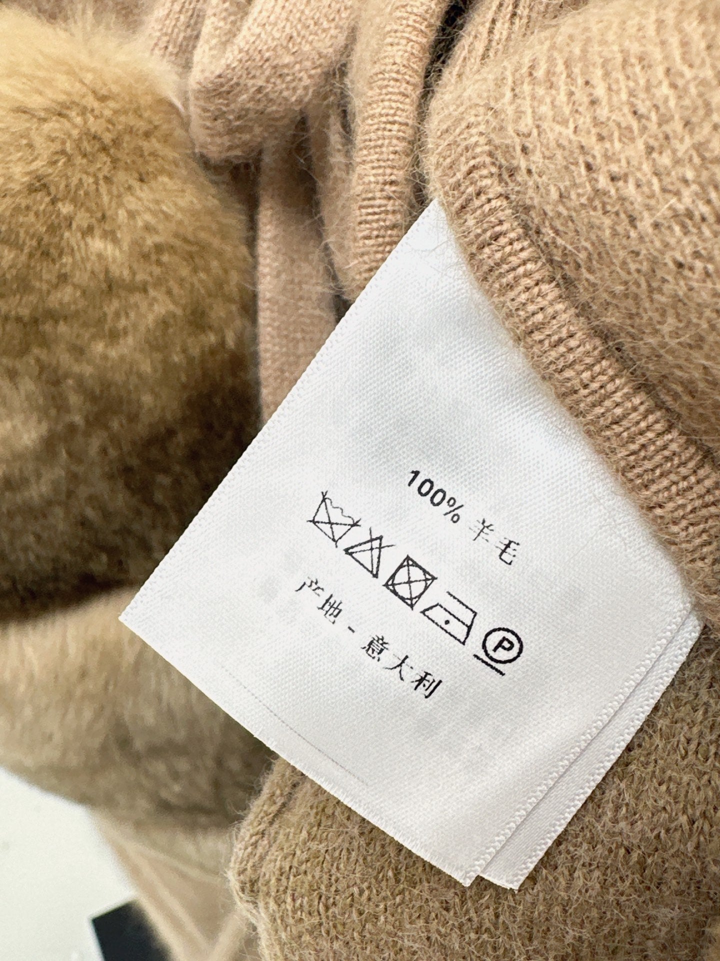 Rex rabbit fur collar pocket long vest coat