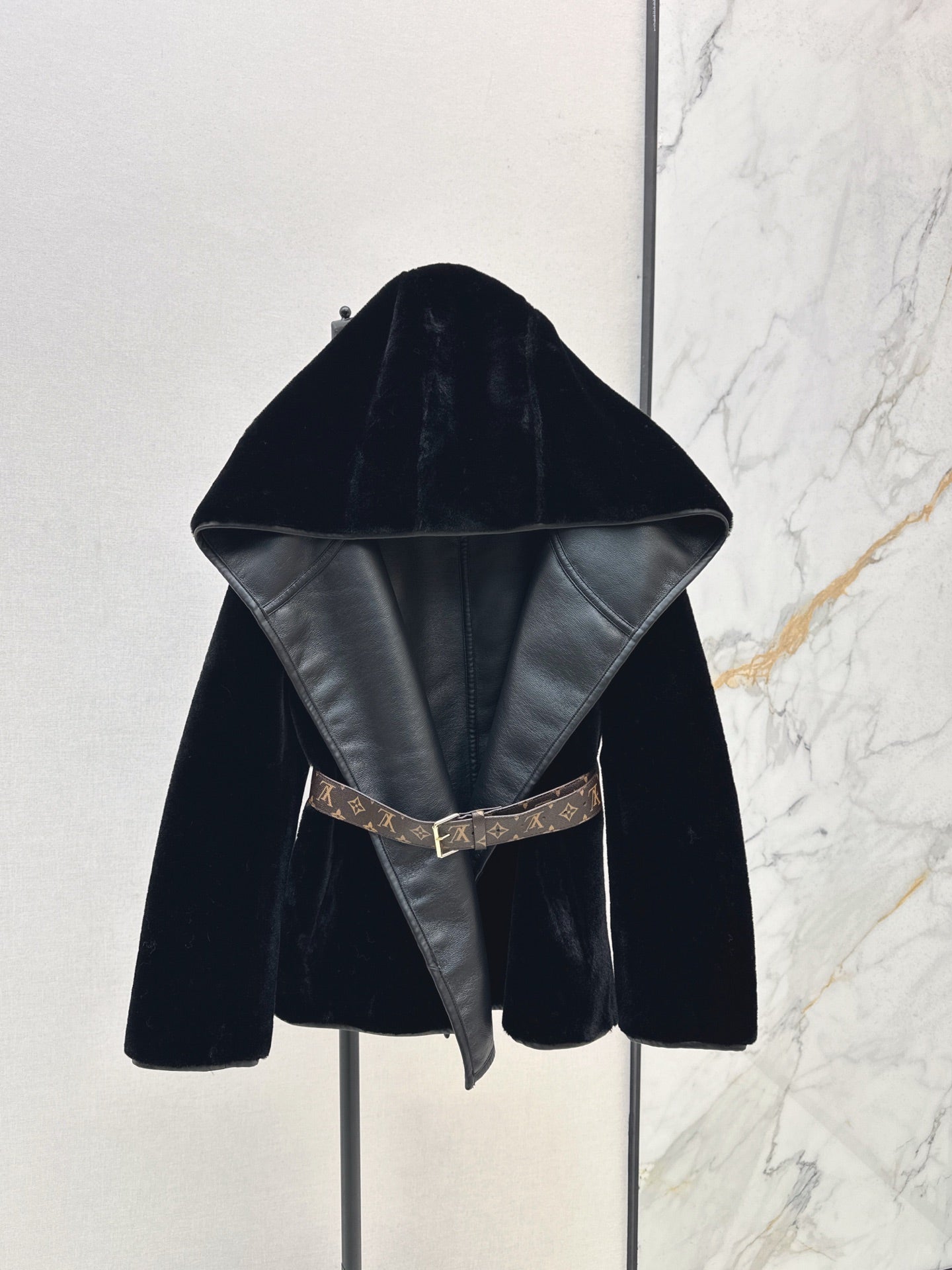 New fur wrap short coat