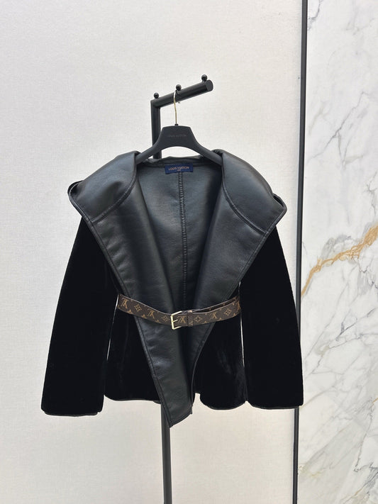 New fur wrap short coat