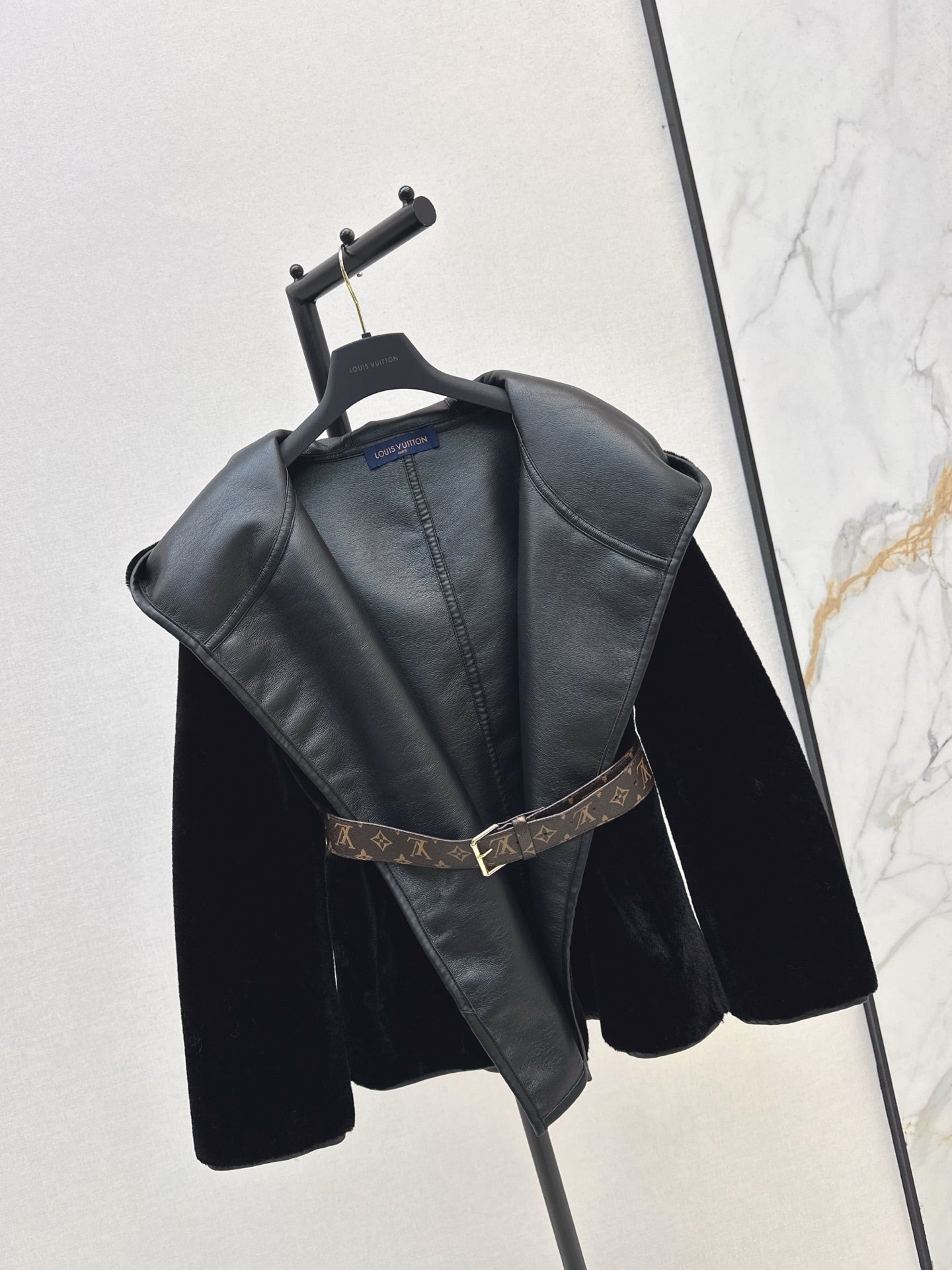 New fur wrap short coat