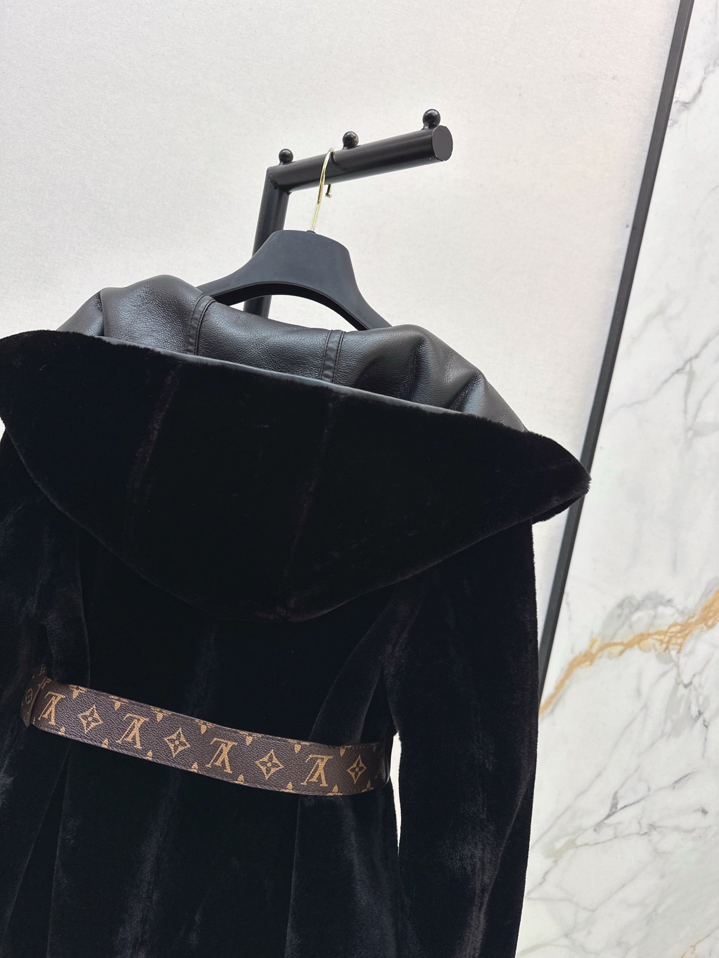 New fur wrap short coat