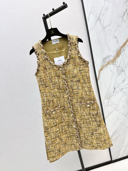 Woven sleeveless dress