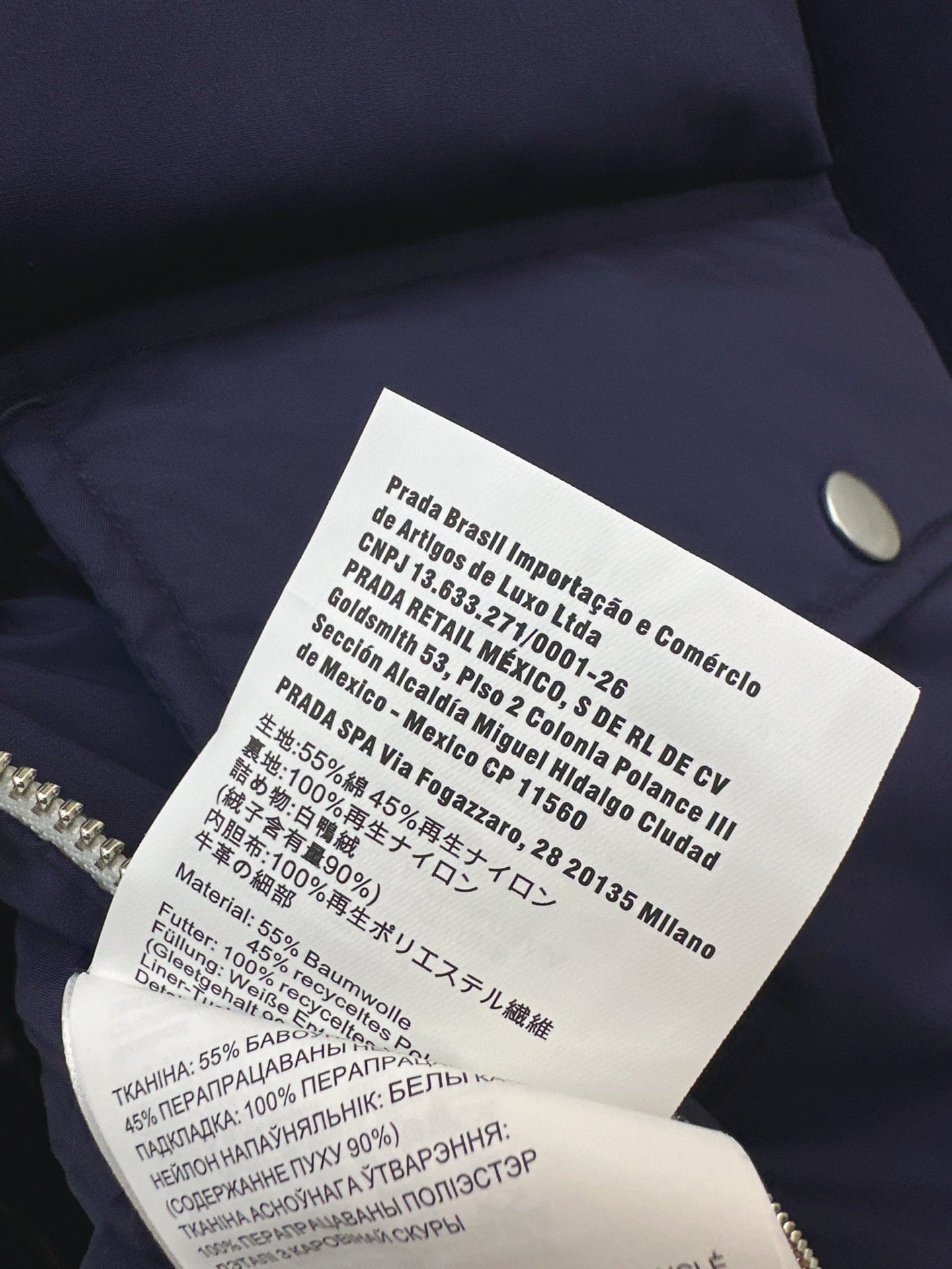 hooded long down jacket